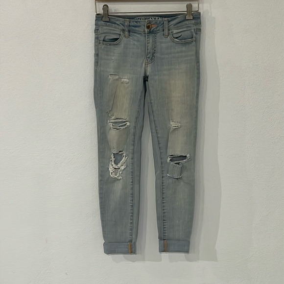 American Eagle Outfitters Denim - American Eagle Super Super Stretch Jegging Size 0